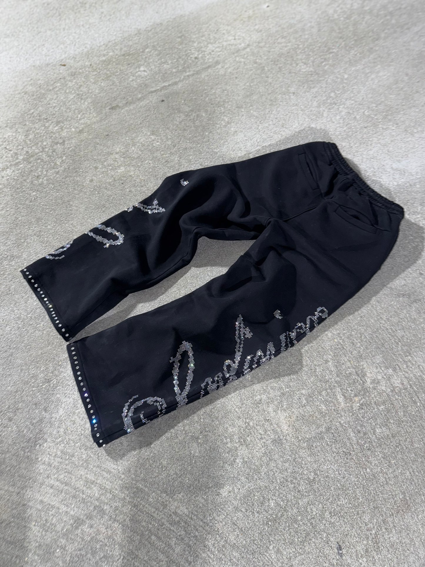 RHINESTONE SWEATPANTS